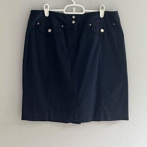 Jones NY Navy skirt Size 12